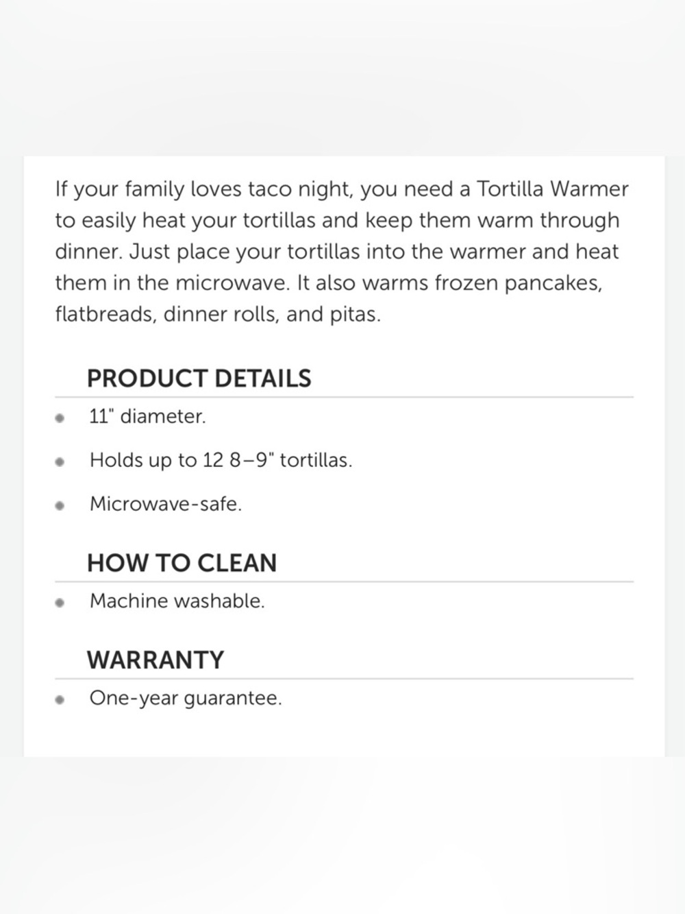 Pampered Chef Tortilla Warmer - Picture 2 of 4
